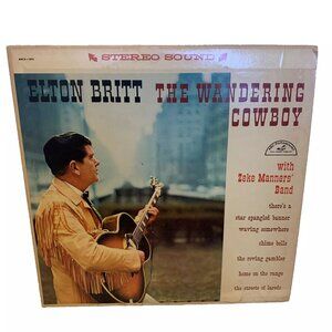 Elton Britt The Wandeting Cowboy (Vinyl, 1959) ABC Paramount ST 90162 VG LP